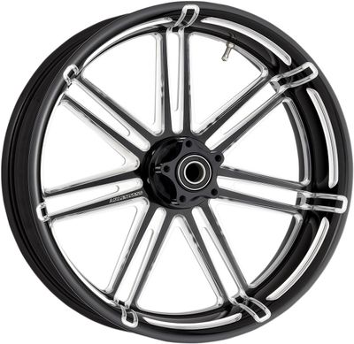 Hjul Arlen Ness 7 Absb smidd aluminium svart H-D 08-24
