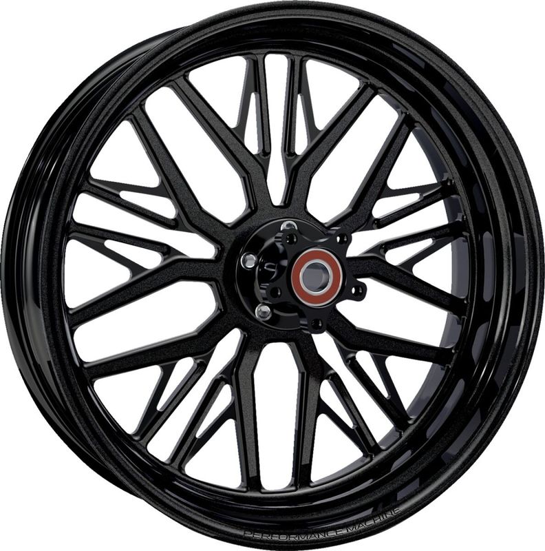 Bakhjul Performance Machine Nivis enkel svart Touring 09-23