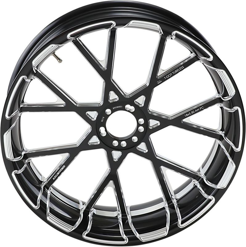 Fälg Arlen Ness Procross 18X5.50 smidd billet svart H-D 35-upp