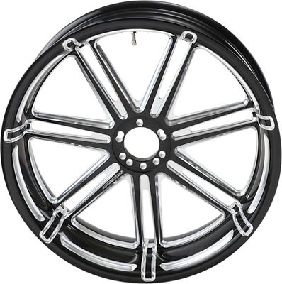 Fälg Arlen Ness 7 18X5.50 smidd billet svart H-D 35-upp