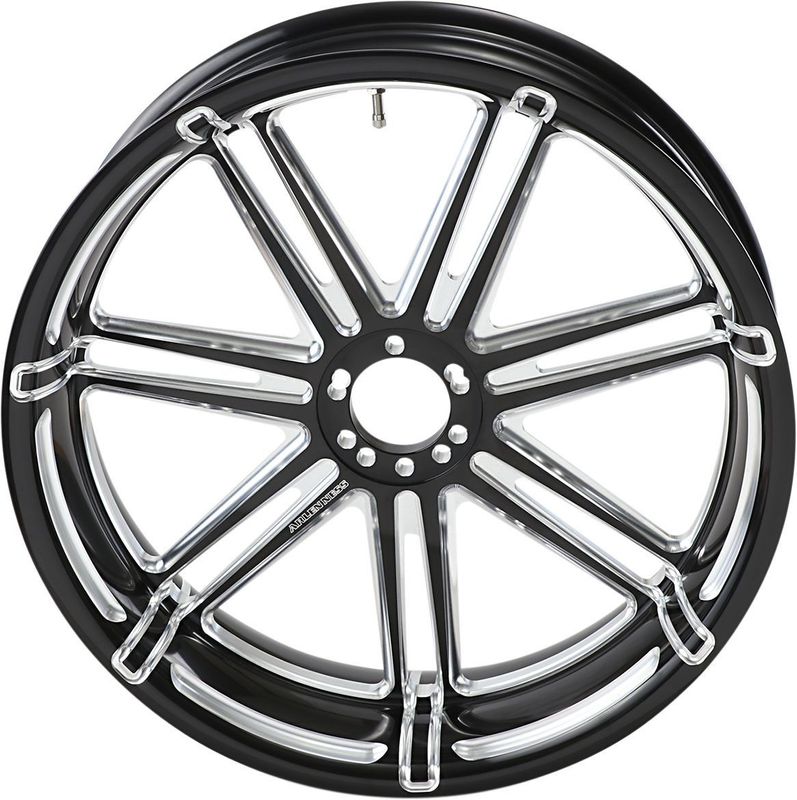 Fälg Arlen Ness 7 18X5.50 smidd billet svart H-D 35-upp