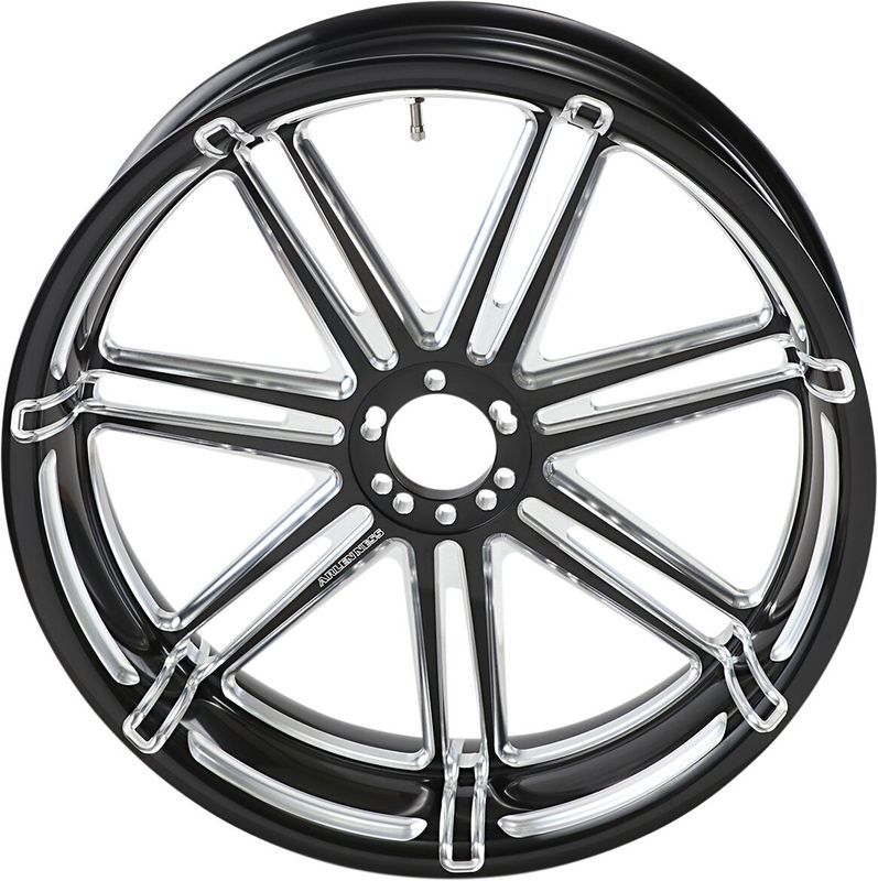 Fälg Arlen Ness 7 18X5.50 smidd billet svart H-D 35-upp