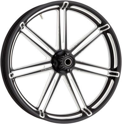 Fälg Arlen Ness 7 21X3.50 smidd billet svart H-D 35-upp