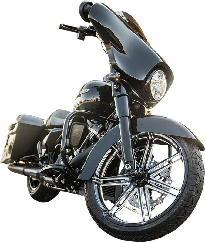 Fälg Arlen Ness 7 21X3.50 smidd billet svart H-D 35-upp