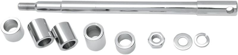 Hjulaxelsats fram Drag Specialties krom fram Softail 86-00