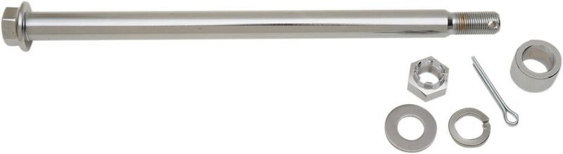 Hjulaxelsats bak Drag Specialties krom bak H-D 73-85