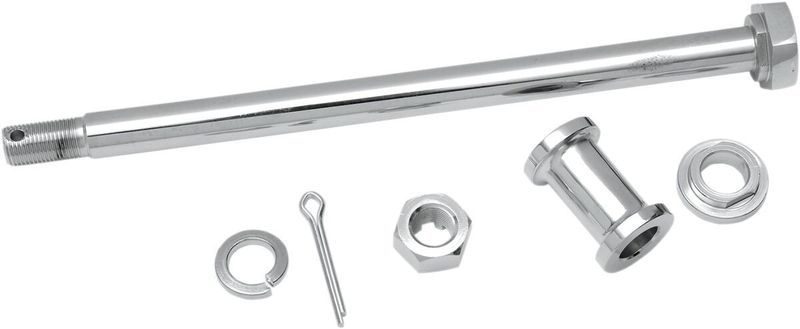 Hjulaxelsats bak Drag Specialties krom bak Sportster 77-78