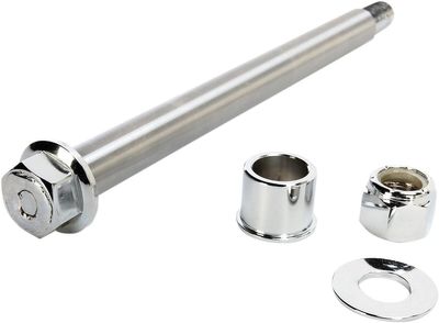 Hjulaxelsats fram Drag Specialties Fxsts krom fram Softail 00-06