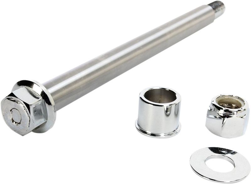 Hjulaxelsats fram Drag Specialties Fxsts krom fram Softail 00-06