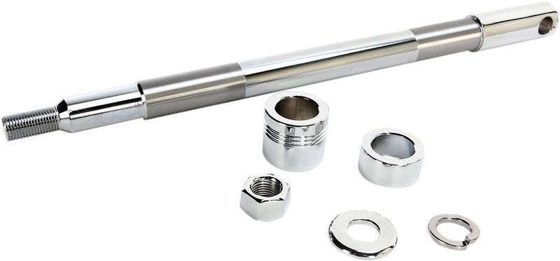 Hjulaxelsats fram Drag Specialties Flstf krom fram Softail 00-06