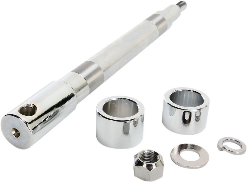 Hjulaxelsats fram Drag Specialties krom fram Touring 00-07