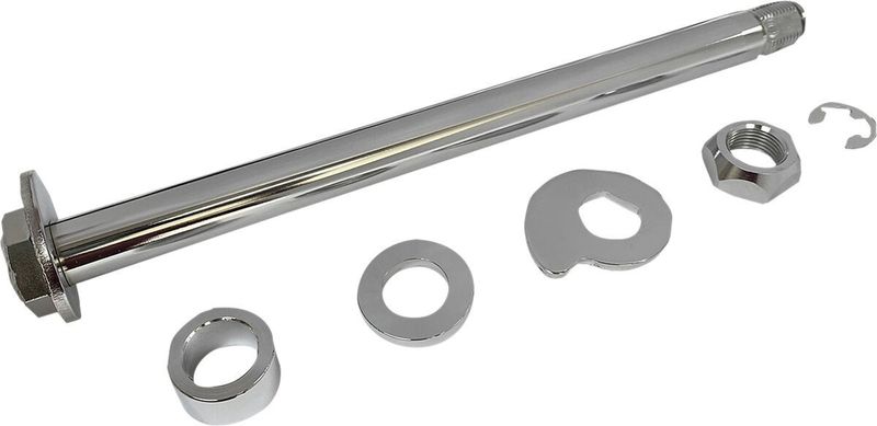 Hjulaxelsats bak Drag Specialties krom Touring 09-13