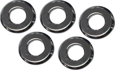 Bricka hjulaxel Drag Specialties krom fram (5-pack)