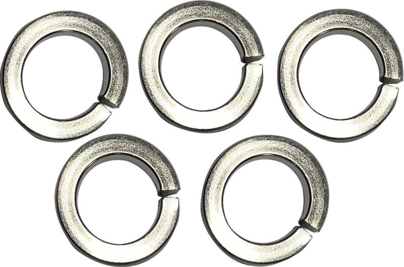 Bricka hjulaxel Drag Specialties Lock 7068 krom fram (5-pack)