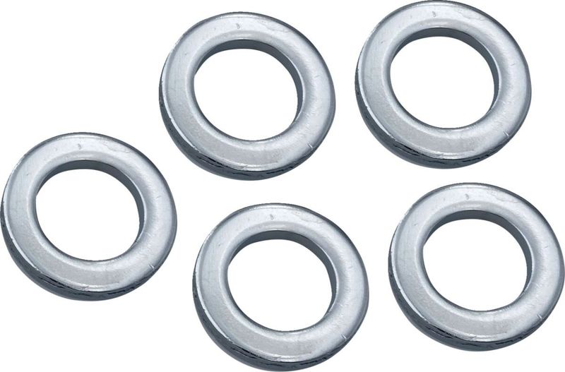 Bricka hjulaxel Drag Specialties krom Softail 18-24, Pan America 21-24, Nightster 22-24 (5-pack)