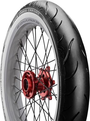 Framdäck Avon Cobra Chrome AV91 vit sida 100/90-19 57V