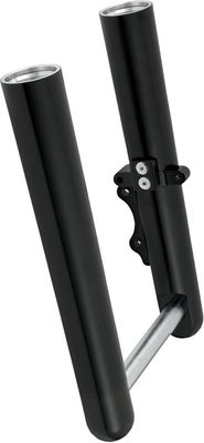 Gaffelben Arlen Ness Hot Legs dubbla bromsskivor slät svart FLT/Touring 00-07