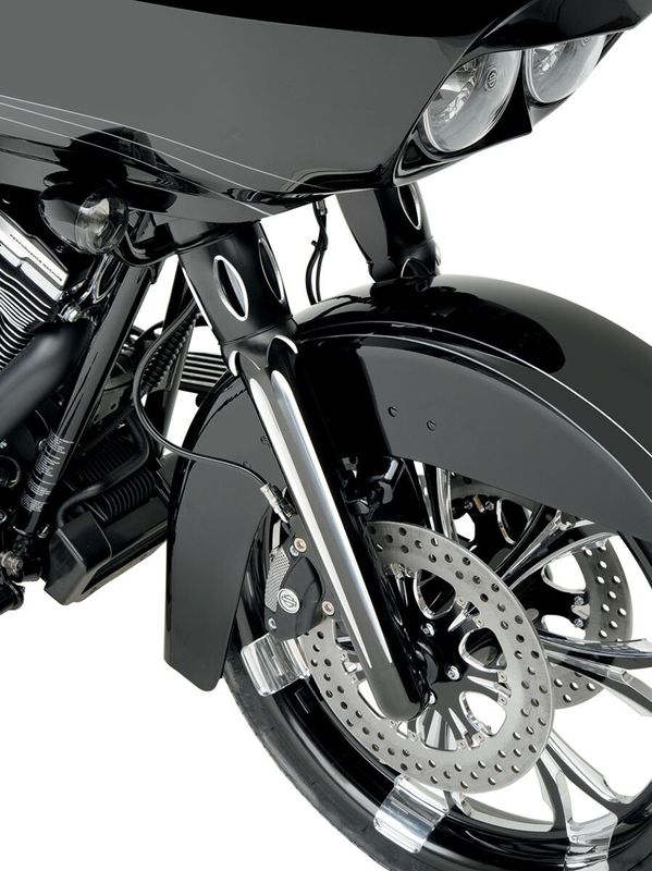 Framgaffel Arlen Ness dubbel FLT/Touring 00-07 svart