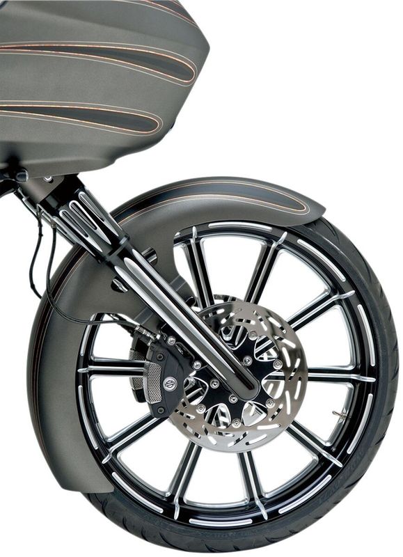 Framgaffel Arlen Ness dubbel FLT/Touring 00-07 svart