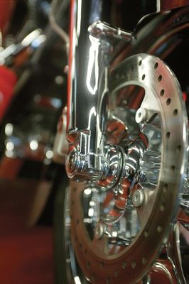 Hjulaxel Klock Werks nedre Touring 00-13 krom