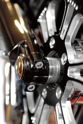 Hjulaxel Klock Werks nedre Touring 00-13 svart