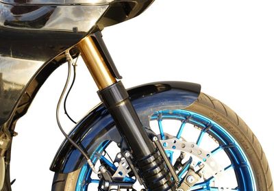 Gaffelrör Arlen Ness 49mm M8 FLT/Touring models 17-26 guld