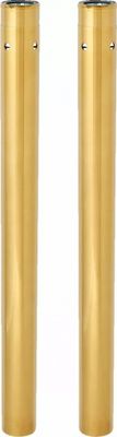 Gaffelrör Arlen Ness 2 49mm guld M8 FLT/Touring models 17-26