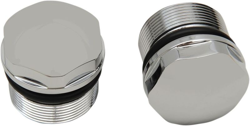 Gaffelrörspluggar Drag Specialties 39mm krom H-D 87-07