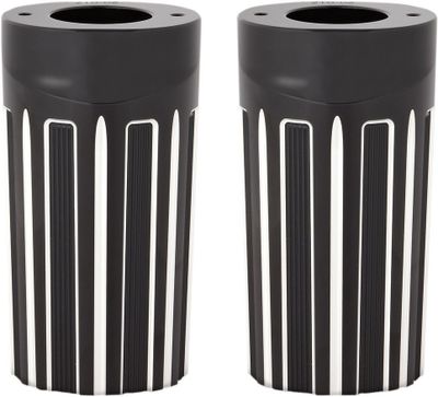 Kåpor gaffeldamask Arlen Ness aluminium svart Touring 86-13