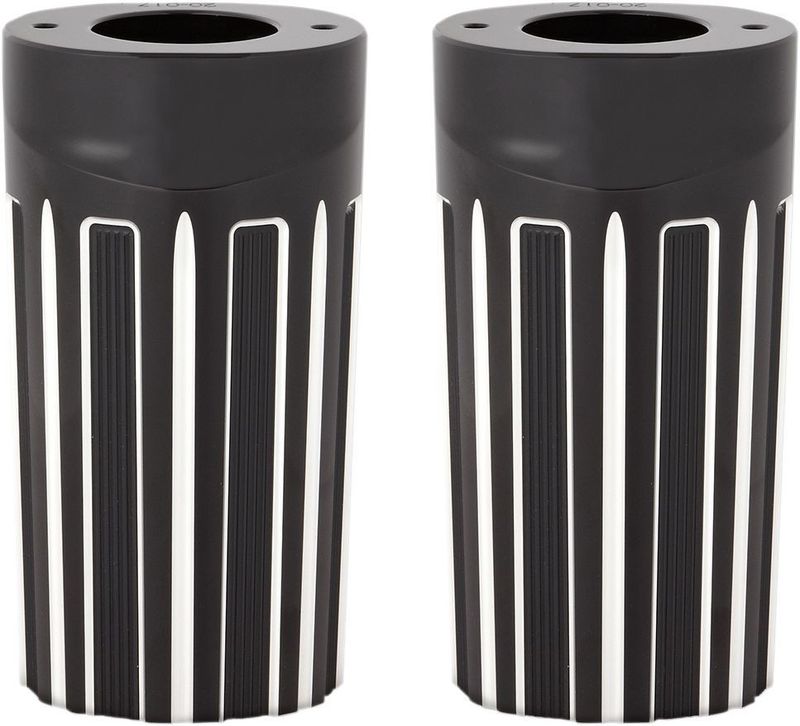 Kåpor gaffeldamask Arlen Ness aluminium svart Touring 86-13