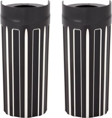 Kåpor gaffeldamask Arlen Ness 2 FORK+2 aluminium svart Touring 86-13