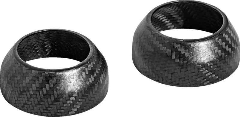 Kåpa framgaffel Saddlemen Sportster 86-22, Dyna 99-05 kolfiber matt