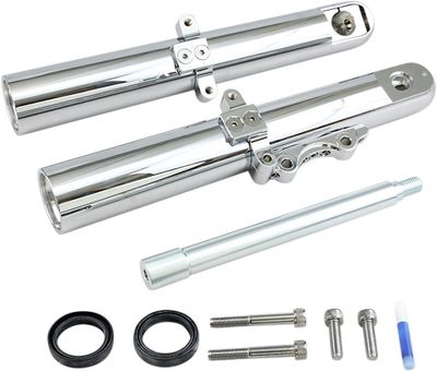 Framgaffel Arlen Ness Hot Hotleg slät enkel Touring 00-07 krom