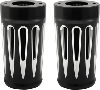Kåpor gaffeldamask Arlen Ness aluminium svart Touring 14-24, Trike 14-21