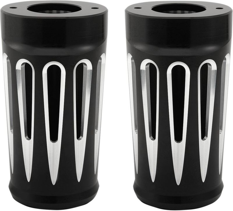 Kåpor gaffeldamask Arlen Ness aluminium svart Touring 14-24, Trike 14-21
