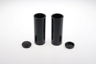 Kåpa gaffelrör Cult-Werk 4 blanksvart HD-BRO105 (4-pack)