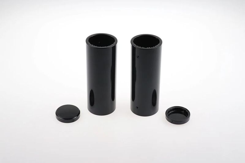 Kåpa gaffelrör Cult-Werk 4 blanksvart HD-BRO105 (4-pack)