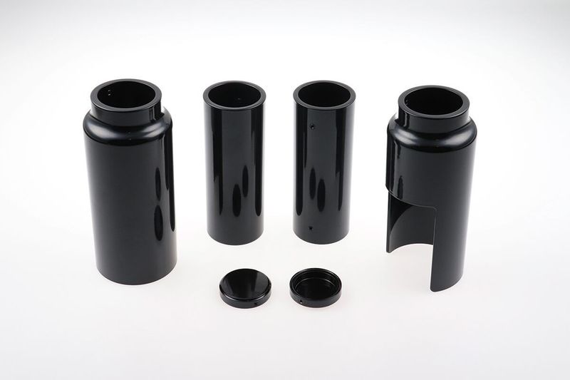 Kåpa gaffelrör Cult-Werk 6 blanksvart HD-BRO103 (6-pack)