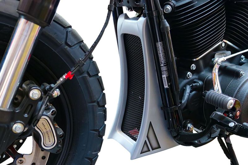 Spoiler Paul Yaffe svart Softail 18-24