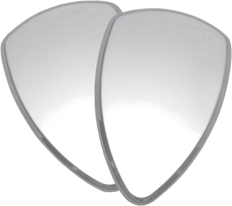 Kåpa Baron Mini Teardrop slät krom
