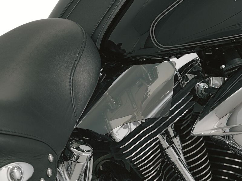 Värmeskydd Kuryakyn Saddle Shields reflekterande rökfärgad Softail 00-17