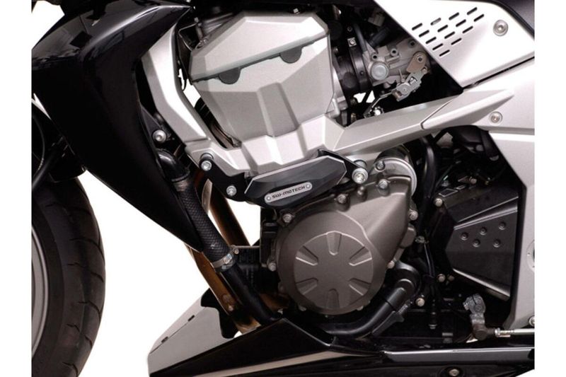 Ramskydd SW-Motech Sliders svart Kawasaki 06-12