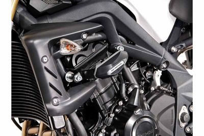 Ramskydd SW-Motech svart Triumph STREET TRIPLE 675 08-12