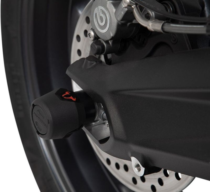 Hjulaxel bak SW-Motech svart Bmw 16-24, Honda 17-24