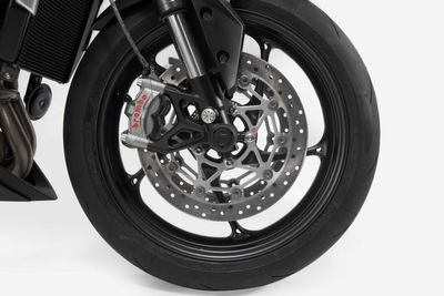Hjulaxel fram SW-Motech svart Ktm 09-24