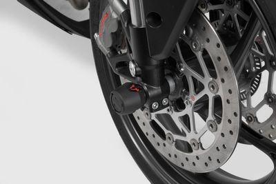 Hjulaxel fram SW-Motech svart Ktm 09-24