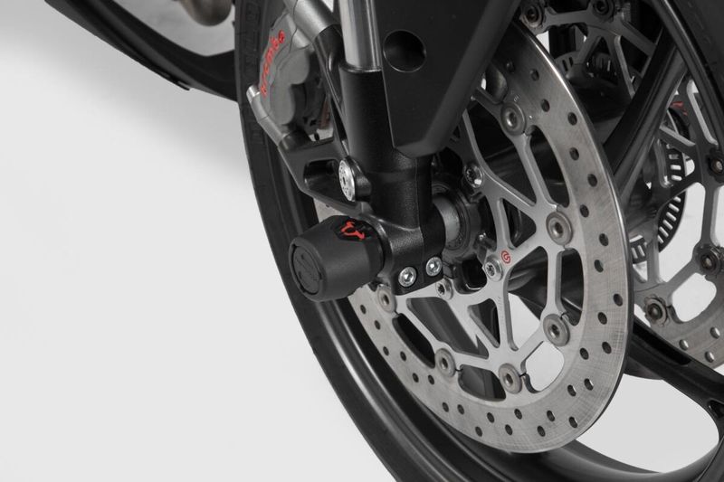 Hjulaxel fram SW-Motech svart Ktm 09-24