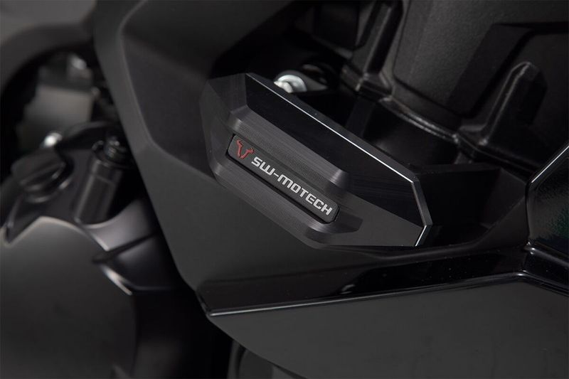 Ramskydd SW-Motech Sliders svart Kawasaki 19-23