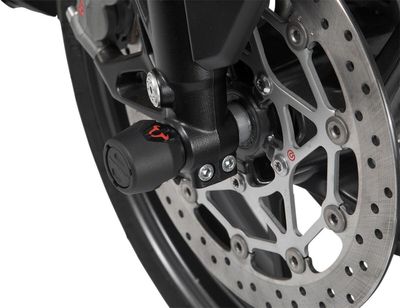 Hjulaxel fram SW-Motech svart Honda 18-24