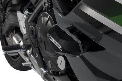 Ramskydd SW-Motech Sliders svart Kawasaki 16-upp